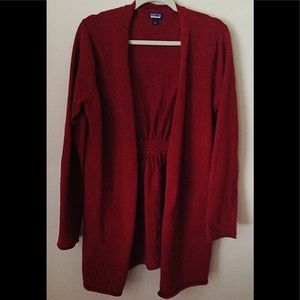 Red Large Patagonia Sweater/Cardigan